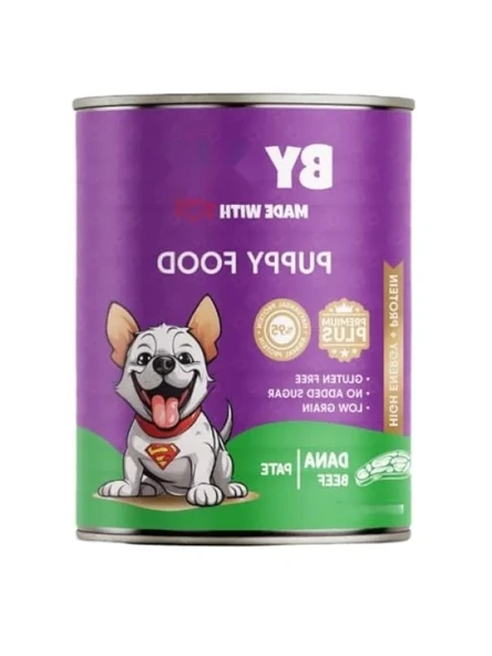 Doğal Dana Etli Yavru Köpek Maması 400 Gram Konserve ürün görseli 1