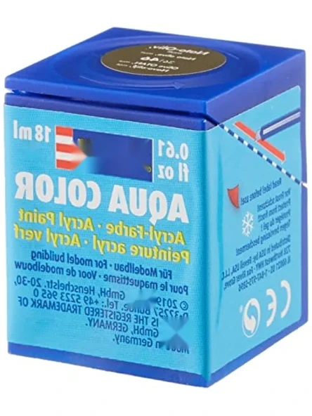 Su Bazlı Nato Zeytin Renkli Maket Boyası - 18 Ml ürün görseli 1
