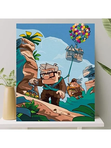 Numaralandırılmış Tuval Boyama Seti (40x50 cm) ürün görseli 1