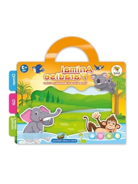 Yeniden Kullanılabilir Hayvan Temalı Sticker Seti ürün görseli 1