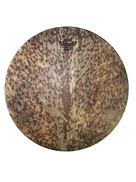 Doğal Deri Djembe 14" - Kahverengi Desenli ürün görseli 1