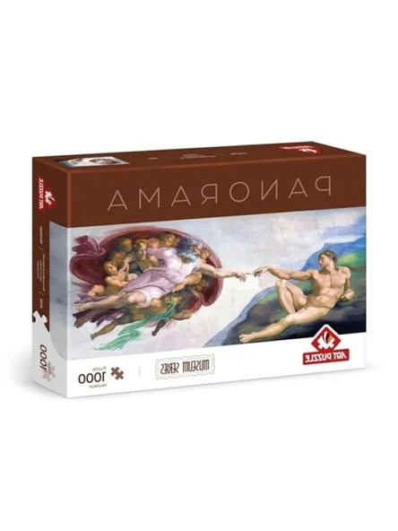 1000 Parça Panorama Sanat Puzzle - Adem'in Yaratılışı ürün görseli 1