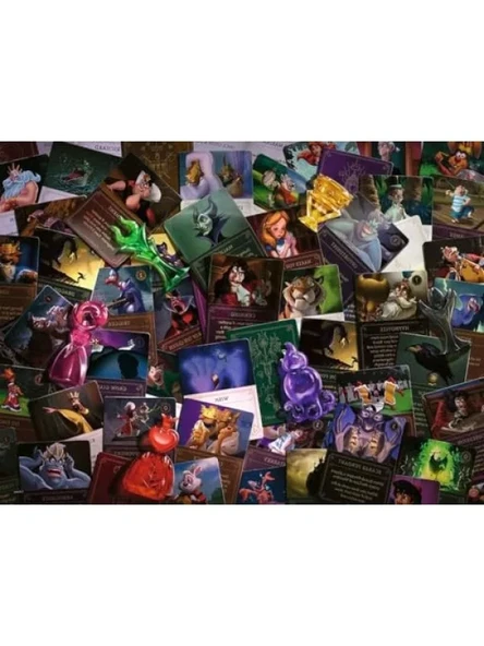 2000 Parçalı Disney Villainous Temalı Puzzle - Resim 2