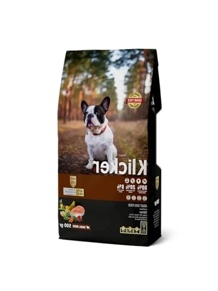 Tahılsız Somonlu Mini Irk Yetişkin Köpek Maması 500gr ürün görseli 1