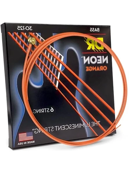 Yüksek Çözünürlüklü Neon Bas Gitar Telleri ürün görseli 1