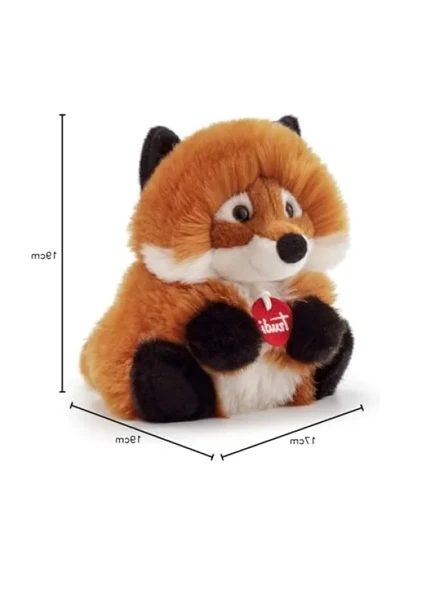 Peluş Hayvan Figürü - Yumuşak Fluffy Fox - Resim 3