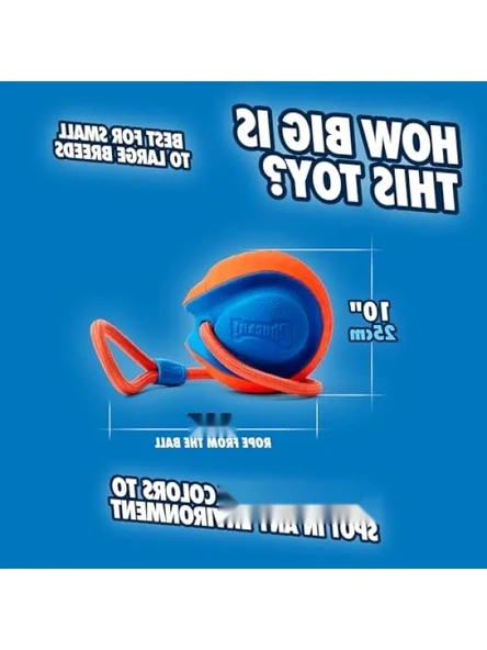 İpli Oyun Topu, 15 cm - Resim 3