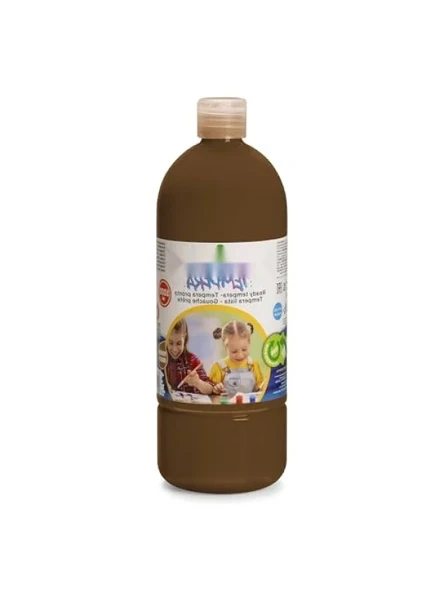 Süper Yıkanabilir Kahverengi Tempera Boya, 1000 ml ürün görseli 1