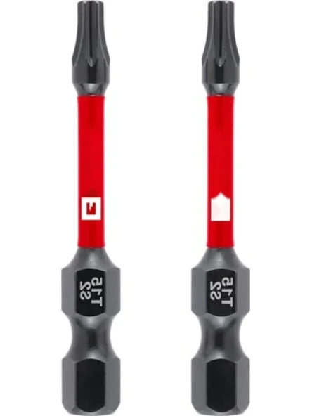Darbeli Bit Seti, 2 Parça, 50 mm Uzunluk, S2 Çelik - Resim 2