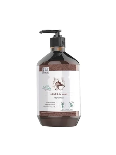 Neem Yağı ve Bambu İçeren Doğal Köpek Şampuanı, 500 ml ürün görseli 1