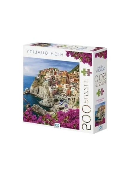 Manarola Köyü Temalı 500 Parça Profesyonel Hobi Puzzle Yapboz ürün görseli 1