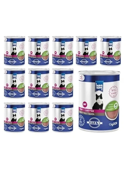 Yetişkin Kedi Biftekli Pate - 400 Gr x 12 Adet ürün görseli 1