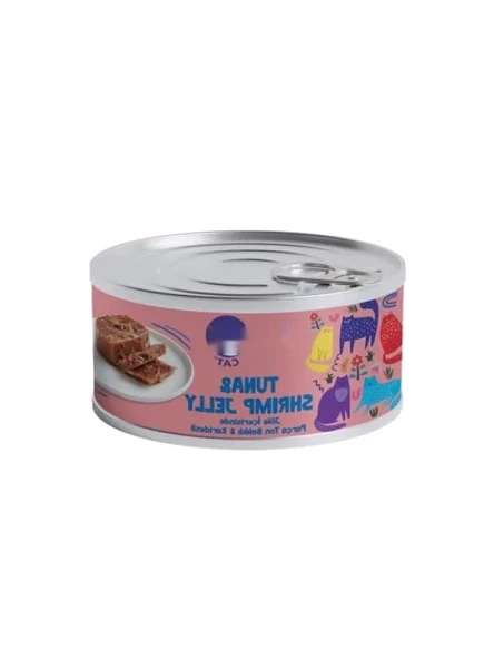 Jöleli Ton Balıklı & Karidesli Islak Kedi Maması - 85 gr, 24'lü Paket ürün görseli 1