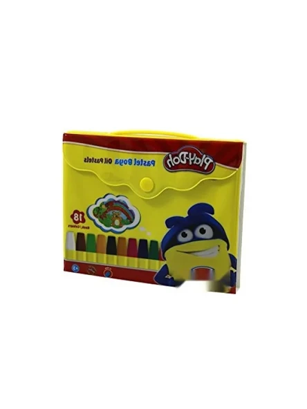 18 Renkli Pastel Boya Seti - Resim 2