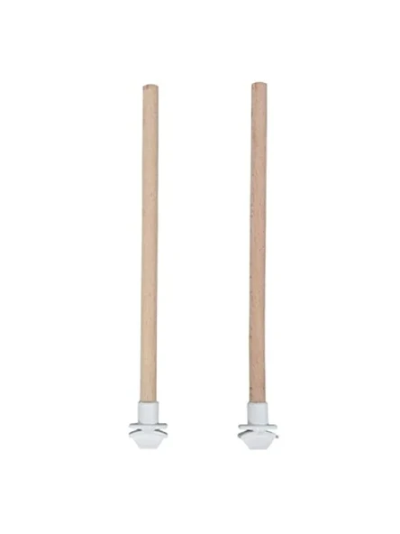 Ahşap Kuş Tüneği, 2 Adet, 15cm Boy, 10mm Çap ürün görseli 1