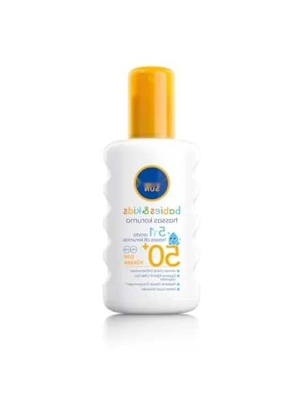Hassas Ciltler İçin Yüksek SPF50 Güneş Koruyucu Vücut Spreyi 200 ml ürün görseli 1