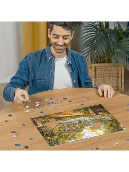 Su Kenarı Temalı 500 Parça Puzzle - Resim 3