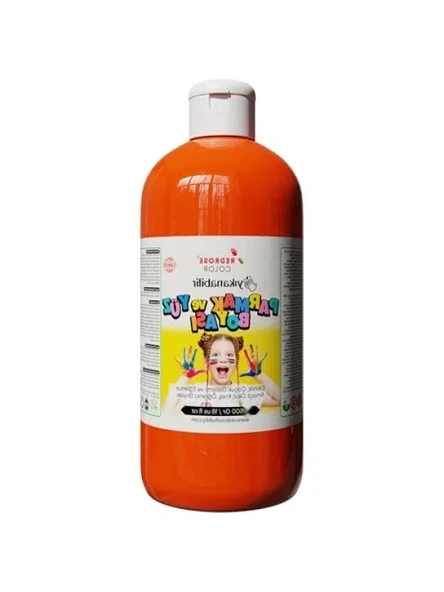 Dayanıklı Parmak Boyası, 500 gr - Turuncu ürün görseli 1