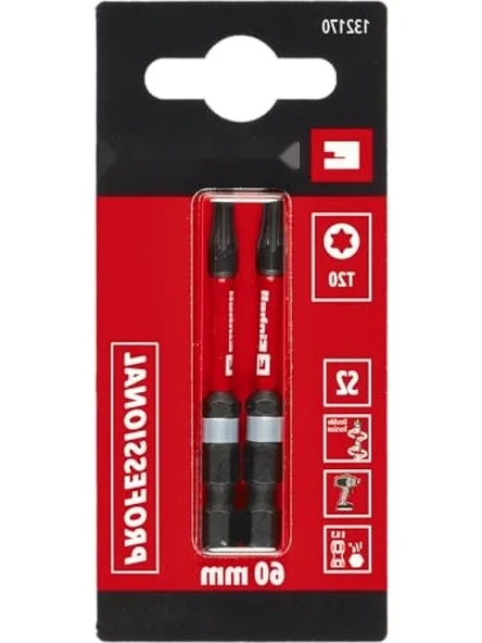 Darbeli Bit Seti, 2 Parça, 60 mm Uzunluk, Yüksek Dayanıklılık ürün görseli 1