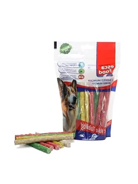 12 cm Renkli Köpek Ödül Maması, 40'lı Paket ürün görseli 1