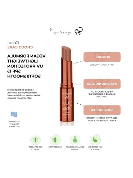 Dudak Nemlendiricisi, Tinted Lip Balm, Choco Cake - Resim 2