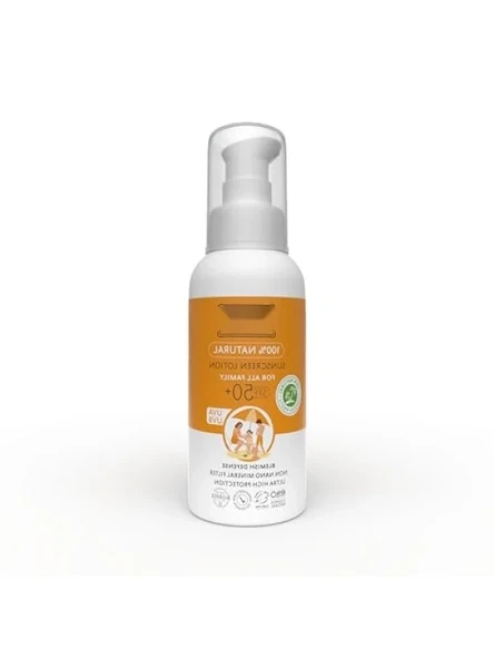 %100 Doğal Tamanu Yağlı Mineral Filtreli Güneş Losyonu - 50 SPF, 100 ml ürün görseli 1