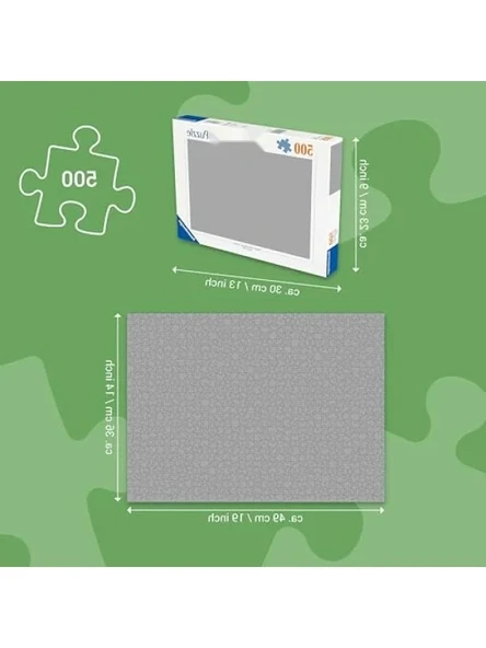 500 Parça Çiçek Yansıma Puzzle - Resim 3