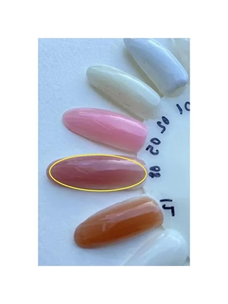 Opak Pembe Poly Gel 30ml - No 08 - Resim 3