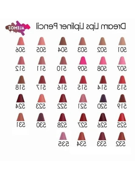 Uzun Süreli Dudak Kalemi No:518 - Resim 3