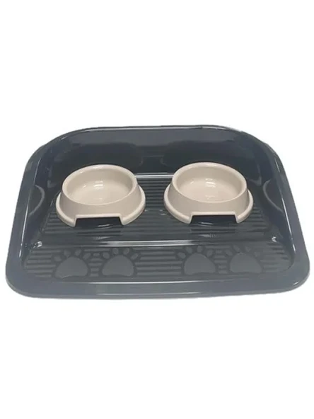 Siperli Mama Kabı 2'li Set - 300 ml - Resim 2