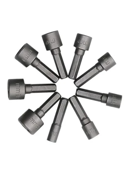 Lokma Seti, 1/4" Vidalı, Metrik Adaptör, 9 Parça ürün görseli 1