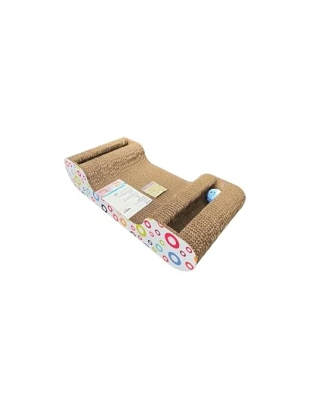Karton Kedi Tırmalama Tahtası - 21 x 44 x 9,5 cm ürün görseli 1