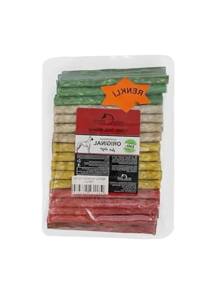 Renkli İnce Munchy Çubuk - 12 cm, 100'lü ürün görseli 1