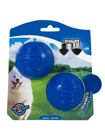 Orta Boy 2'li Paket Çıtır Top Köpek Oyuncağı ürün görseli 1