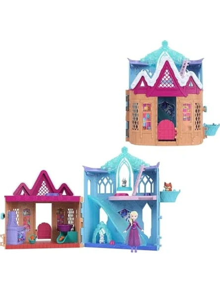 Karlar Ülkesi Temalı Oyun Seti ve Minik Elsa Bebek ürün görseli 1