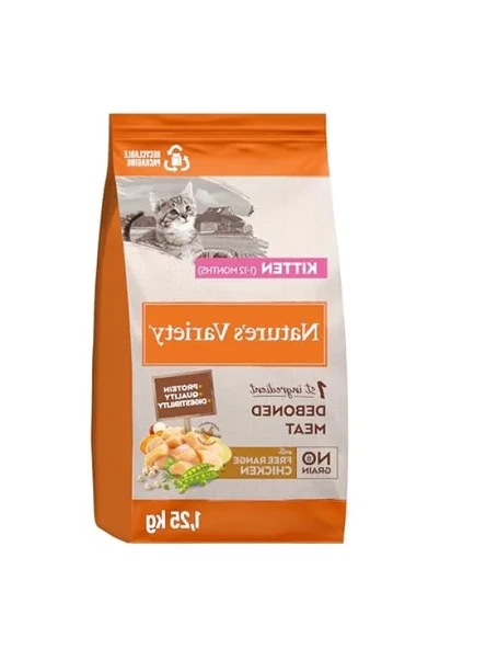 Taze Tavuklu Tahılsız Yavru Kedi Maması 1,25 Kg ürün görseli 1
