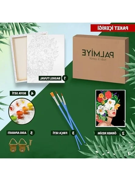 Numaralı Boyama Tuval Seti (40x50 CM) - Resim 2