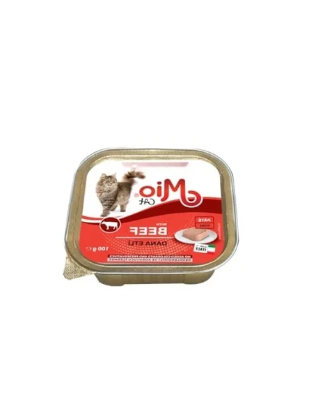 Dana Etli Kedi Yaş Mamaları, 100 Gr x 32 Adet ürün görseli 1