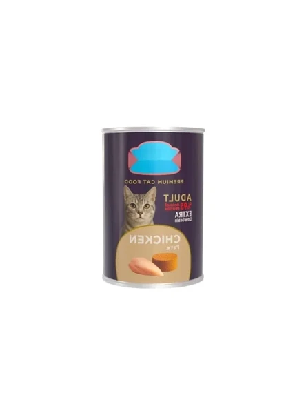 Yetişkin Kediler İçin Tavuk Etli 400 gr Pate Konserve Mama ürün görseli 1