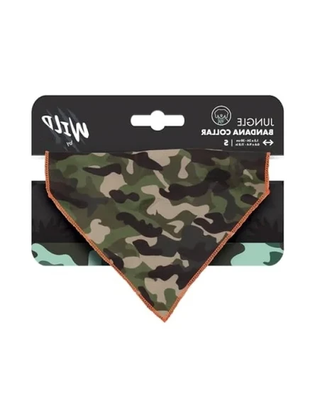 Wild Jungle Desenli Bandana Yaka Tasma (S) ürün görseli 1
