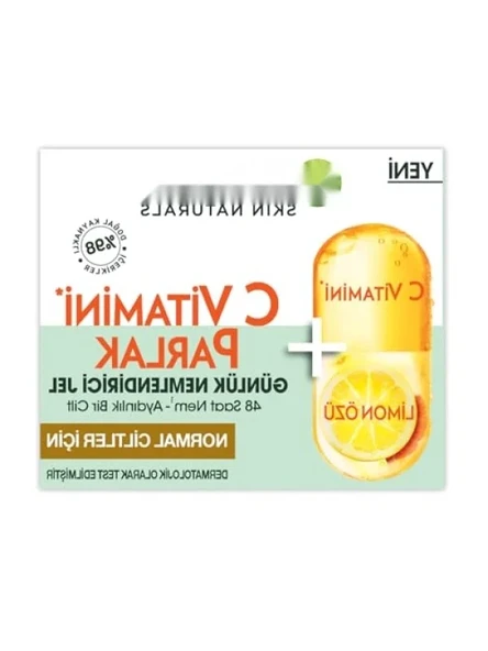 C Vitamini İçeren Parlak Günlük Nemlendirici Jel 50 ml ürün görseli 1
