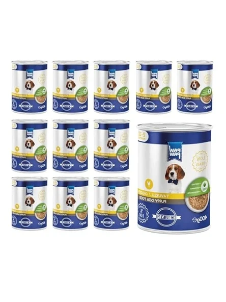 Tavuklu ve Jöleli Konserve Mama, 400 Gr x 12 Adet ürün görseli 1