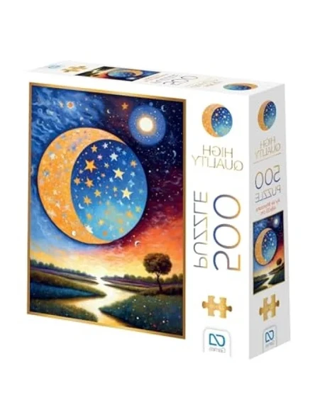 Profesyonel Hobi için 500 Parça Ay ve Manzara Puzzle ürün görseli 1