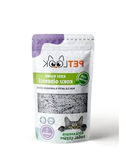 Koku Giderici Aktif Karbon Katkılı Kedi Kumu 300 Gr ürün görseli 1