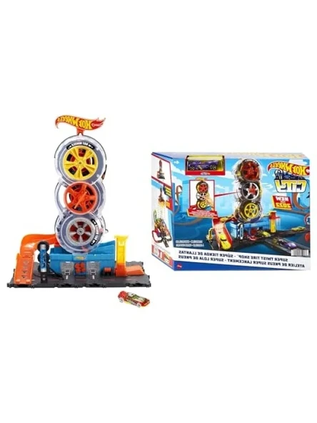 Hot Wheels City Tekerlek Kulesi Oyun Seti - 4-8 Yaş Arası Çocuklar için ürün görseli 1