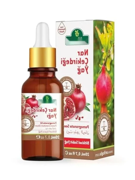 Soğuk Sıkım Nar Çekirdeği Yağı 20ml - Doğal Antioksidan ürün görseli 1