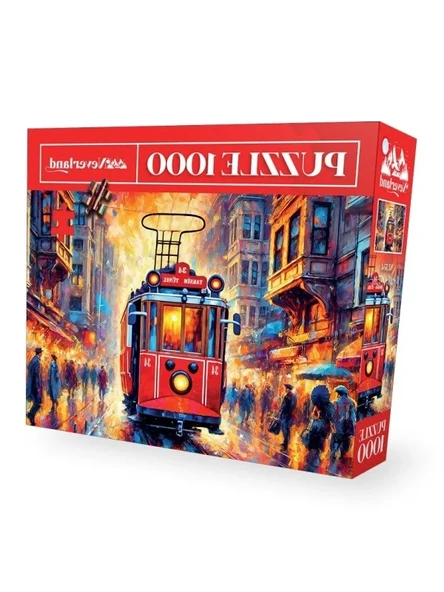 1000 Parça İstiklal Caddesi Manzaralı Puzzle ürün görseli 1