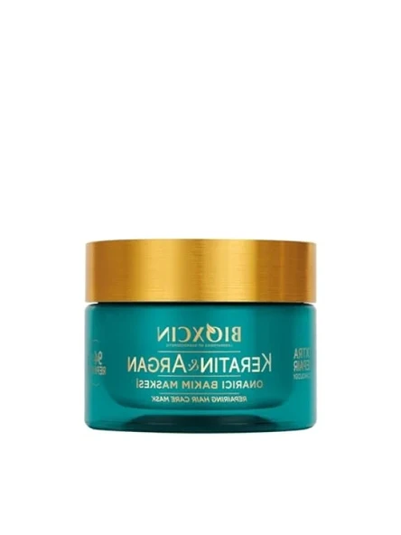 Yıpranmış Saçlar İçin Onarıcı Keratin ve Argan Yağlı Bakım Maskesi 225 ml ürün görseli 1