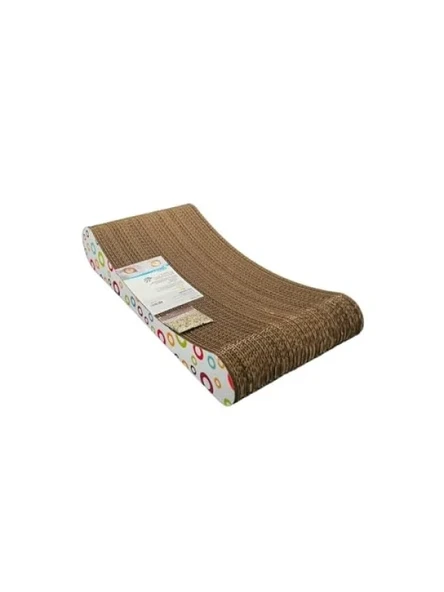Karton Kedi Tırmalama Tahtası - 21x44x8 cm ürün görseli 1