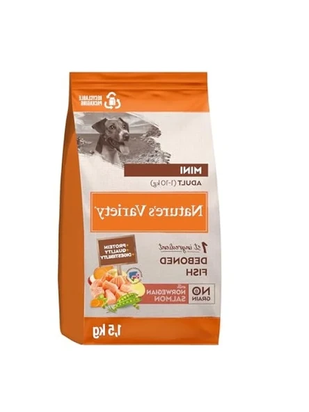 Tahılsız Somon Balıklı Mini Yetişkin Köpek Maması (1,5 kg) ürün görseli 1